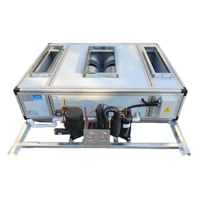 1-5HP سقف فوق العاده باریک آویزان آب خنک DX واحد کنترل هوا تصفیه هوا HVAC برای صنعتی