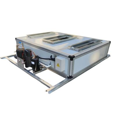 1-5HP سقف فوق العاده باریک آویزان آب خنک DX واحد کنترل هوا تصفیه هوا HVAC برای صنعتی