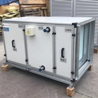 آب خنک شده هوای تازه AHU 1000-3000CMH واحد کنترل هوا طراحی سفارشی برای هتل ها