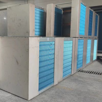 2300CMH لوله گرما در اطراف بسته شده به شکل U با گرمایش و خنک سازی کویل هوا HVAC مبادله گرما