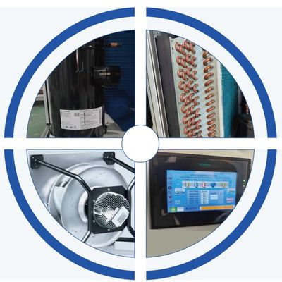 1-5HP سقف فوق العاده باریک آویزان آب خنک DX واحد کنترل هوا تصفیه هوا HVAC برای صنعتی
