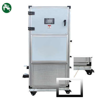 واحد هواپیمایی خنک شده با آب HVAC با چرخ برای حرکت آسان