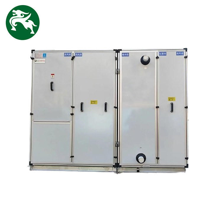 واحد کنترل هوای کم سر و صدا EER بالا خنک سازی و گرمایش HVAC نصب عمودی برای بهداشت پزشکی